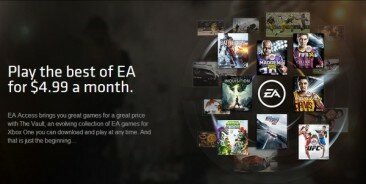 EA Access only 4 games.